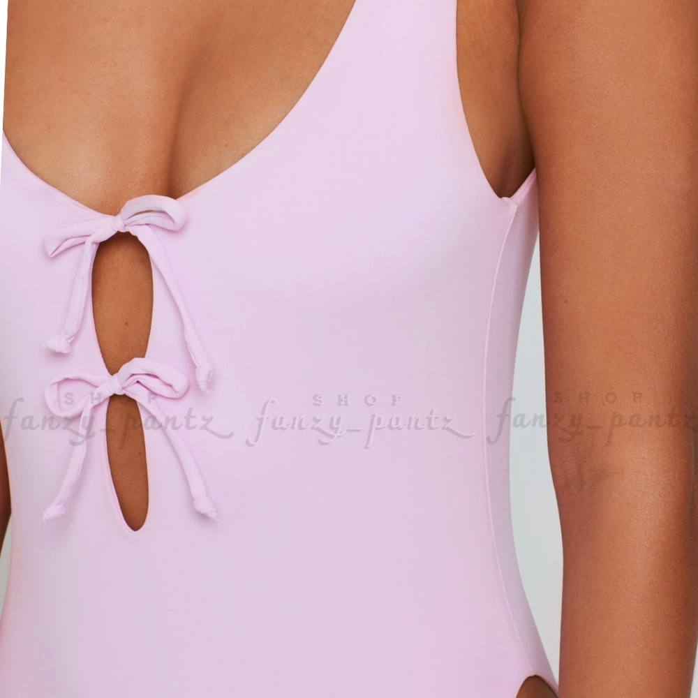 New L*space Jenn One Piece Swimsuit lavender M L - Picture 3 of 4
